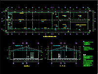 Bản vẽ nhà xưởng vì kèo thép,Bản vẽ nhà xưởng vì kèo thép 13x62m,Bản vẽ nhà xưởng kích thước 13x62m,Bản vẽ kèo thép nhà xưởng,Autocad bản vẽ nhà xưởng vì kèo thép